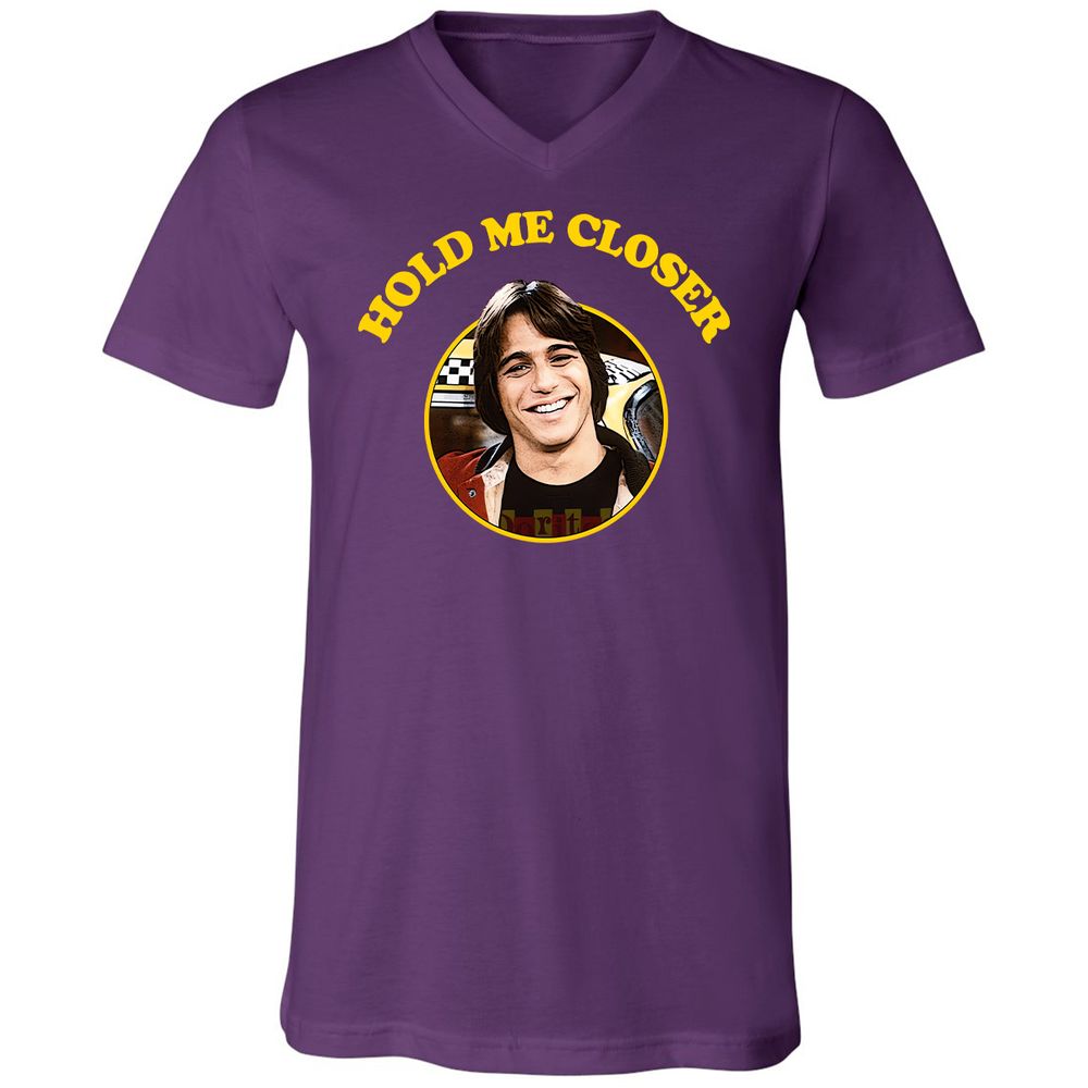 Unisex V-Neck T-Shirt - 4JC3JY5W - Team Purple - 9