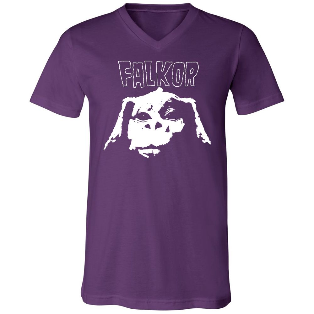 Unisex V-Neck T-Shirt - K616N8QG - Team Purple - 9