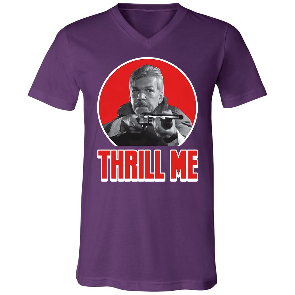 Unisex V-Neck T-Shirt - XF8V3MD1 - Team Purple - 9
