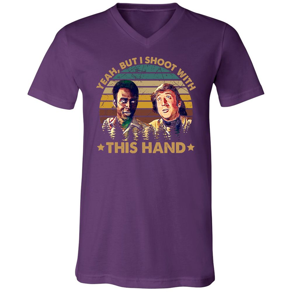Unisex V-Neck T-Shirt - 3KD7WF1T - Team Purple - 9