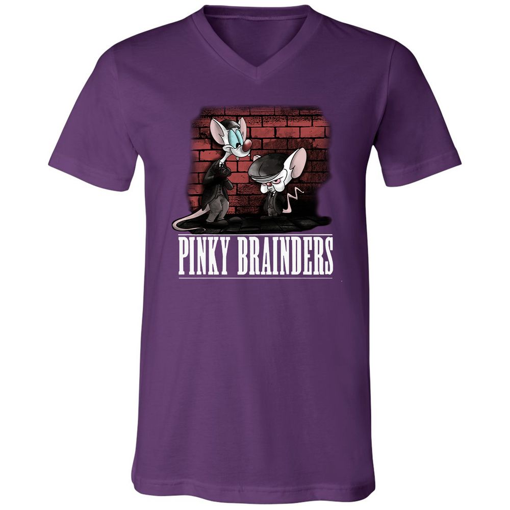 Unisex V-Neck T-Shirt - 8X8QRLFP - Team Purple - 9