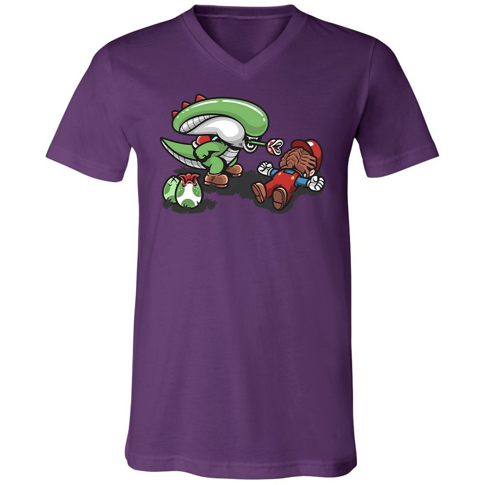 Unisex V-Neck T-Shirt - 2D11UM7Z - Team Purple - 9