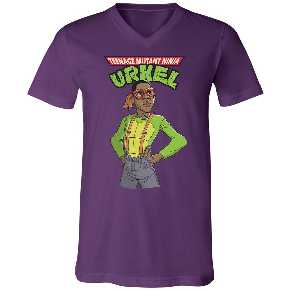 Unisex V-Neck T-Shirt - EBMSH3PW - Team Purple - 9