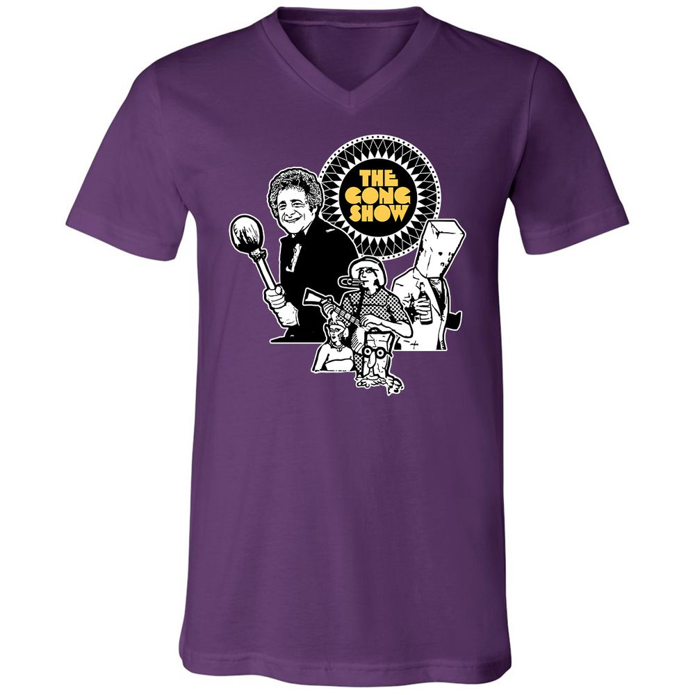 Unisex V-Neck T-Shirt - 5MAGVYSR - Team Purple - 9