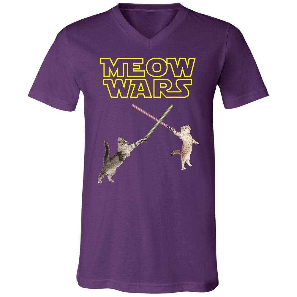 Unisex V-Neck T-Shirt - LFZZ339A - Team Purple - 9