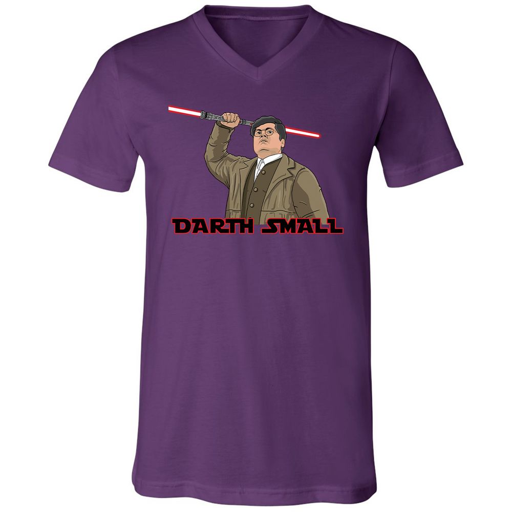 Unisex V-Neck T-Shirt - XYVK34JH - Team Purple - 9