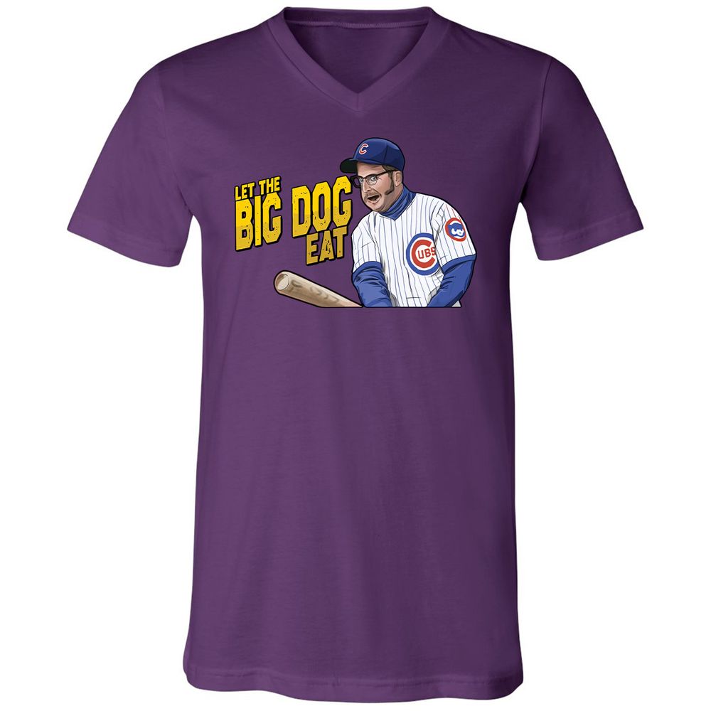 Unisex V-Neck T-Shirt - 5PT5JKR5 - Team Purple - 9