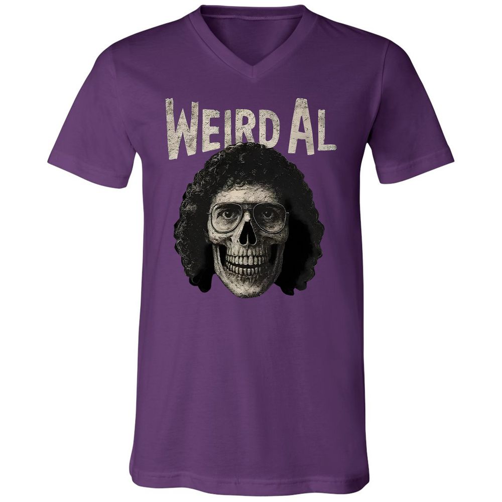 Unisex V-Neck T-Shirt - CL8LVT96 - Team Purple - 9