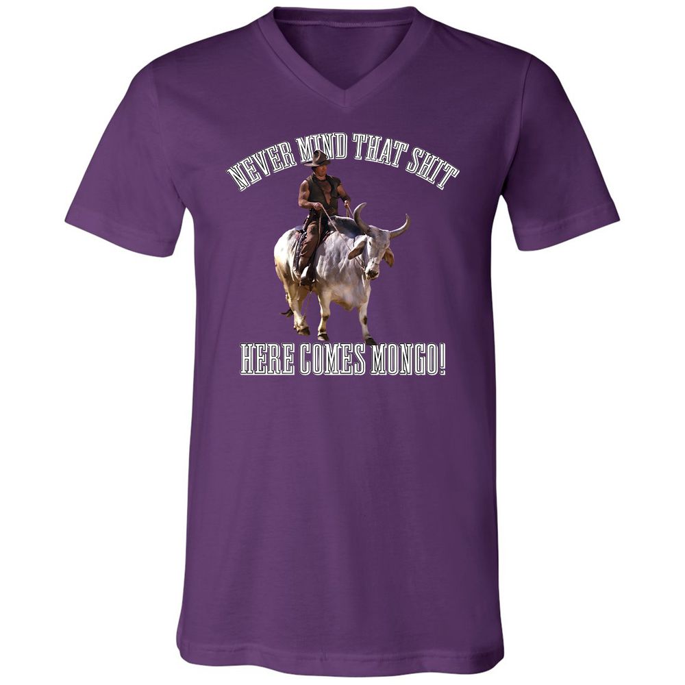 Unisex V-Neck T-Shirt - MV1V3Q4A - Team Purple - 9