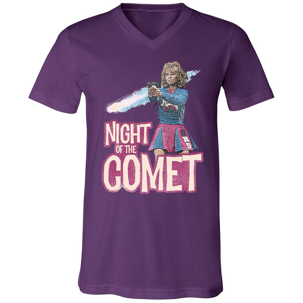 Unisex V-Neck T-Shirt - SM9626SQ - Team Purple - 9