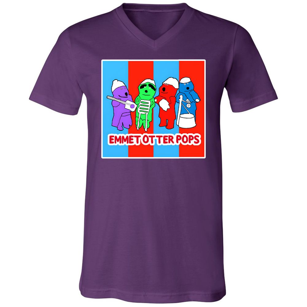 Unisex V-Neck T-Shirt - 31UMGTJ9 - Team Purple - 9