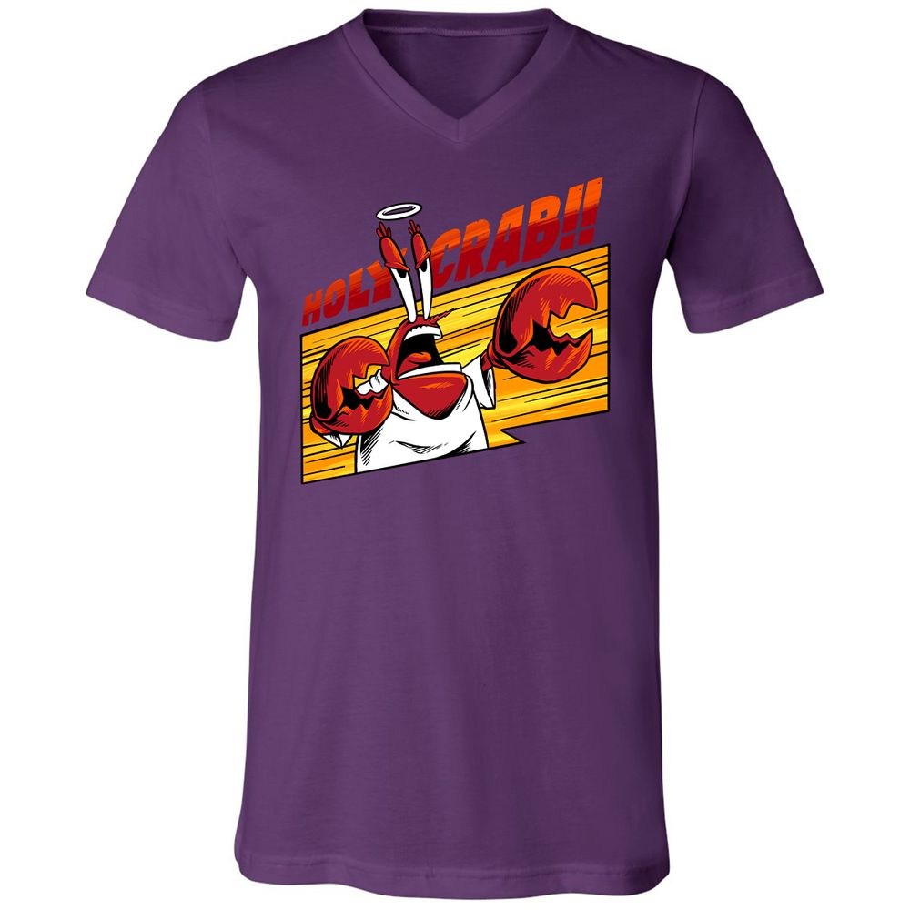 Unisex V-Neck T-Shirt - 9KQY65US - Team Purple - 9