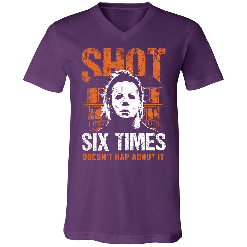 Unisex V-Neck T-Shirt - Y3UJ7AVT - Team Purple - 9