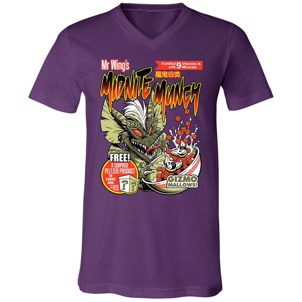 Unisex V-Neck T-Shirt - 8HDSG3DU - Team Purple - 9