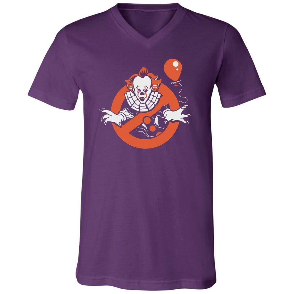 Unisex V-Neck T-Shirt - XKB52YNK - Team Purple - 9