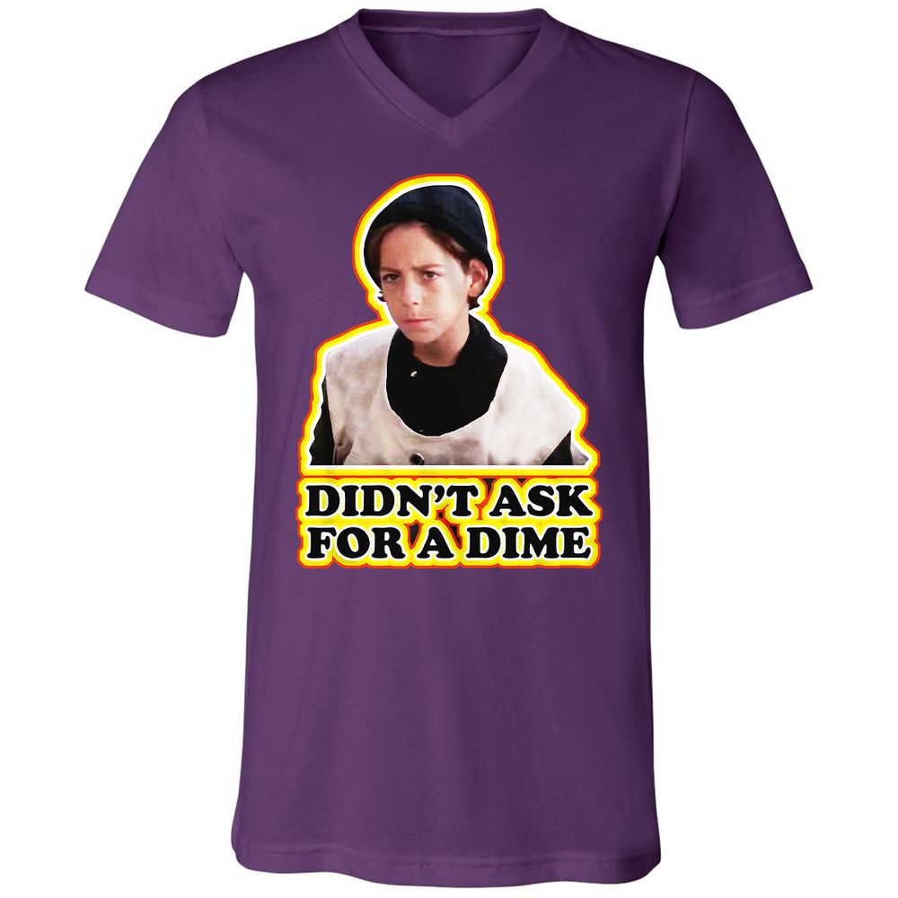 Unisex V-Neck T-Shirt - 267JMZM5 - Team Purple - 9