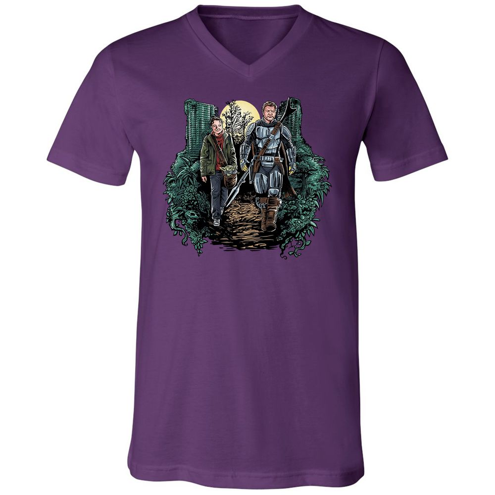 Unisex V-Neck T-Shirt - 9PPAVAVS - Team Purple - 9