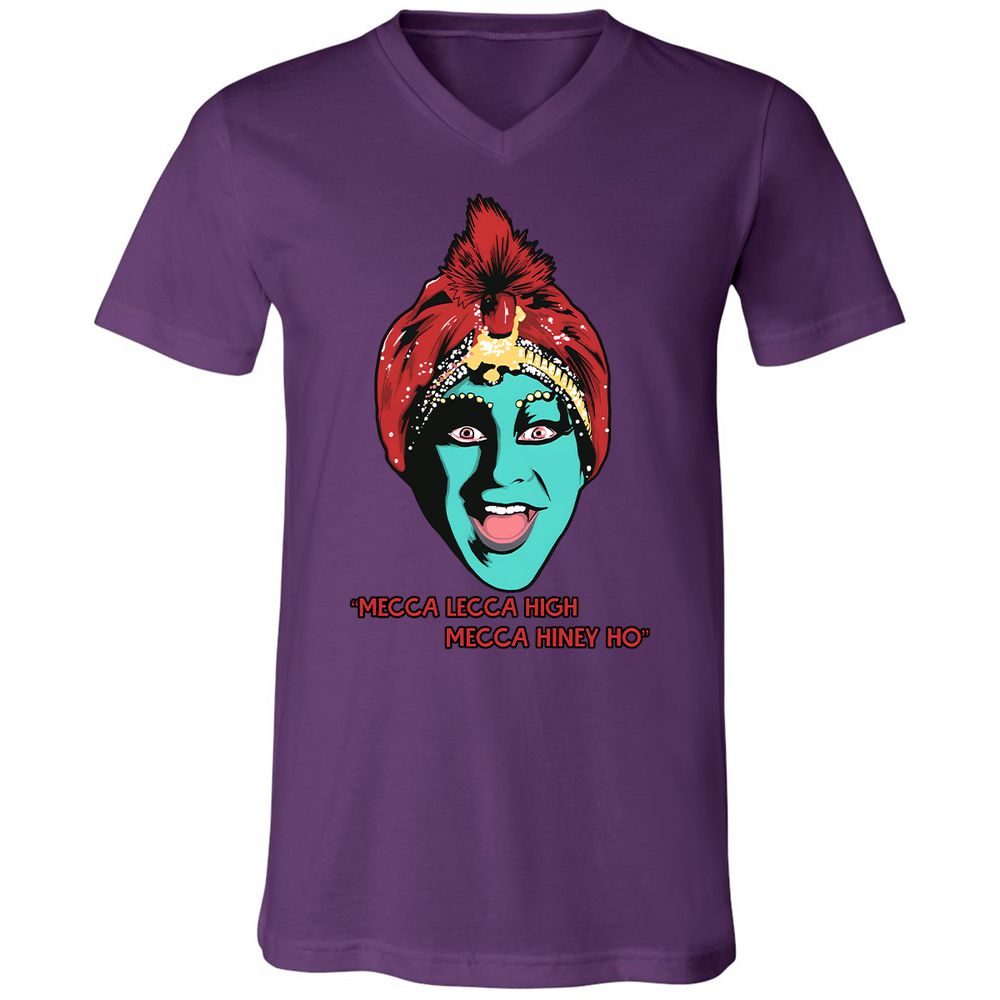 Unisex V-Neck T-Shirt - 3X583ZH3 - Team Purple - 9