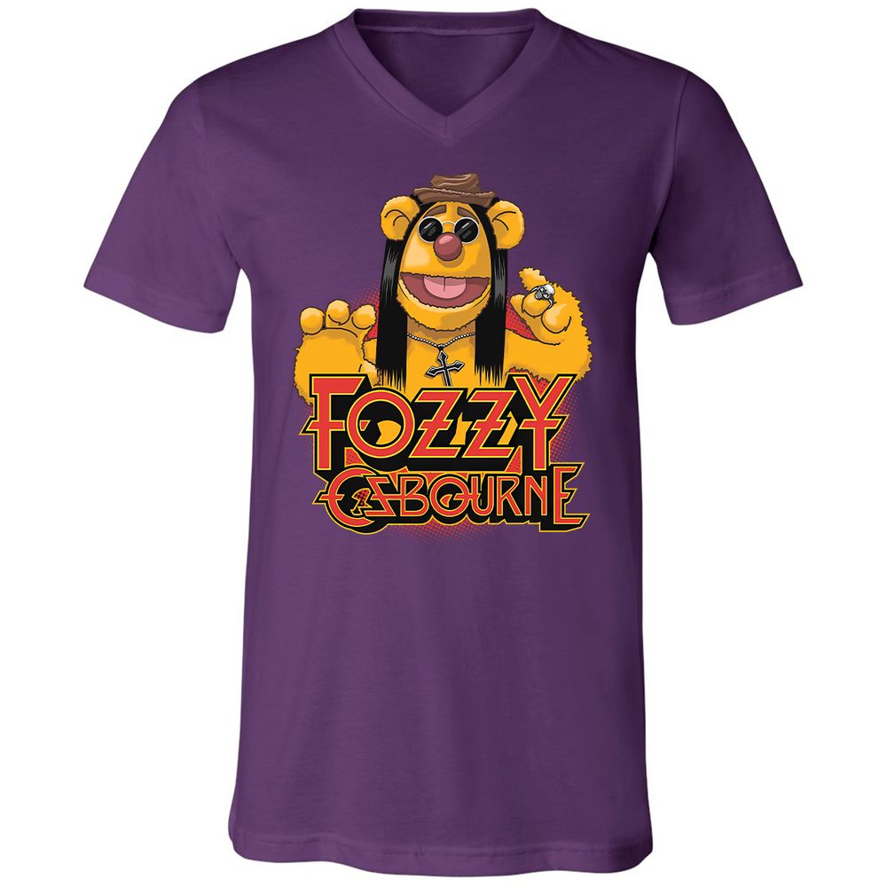 Unisex V-Neck T-Shirt - NV2FPBQC - Team Purple - 9