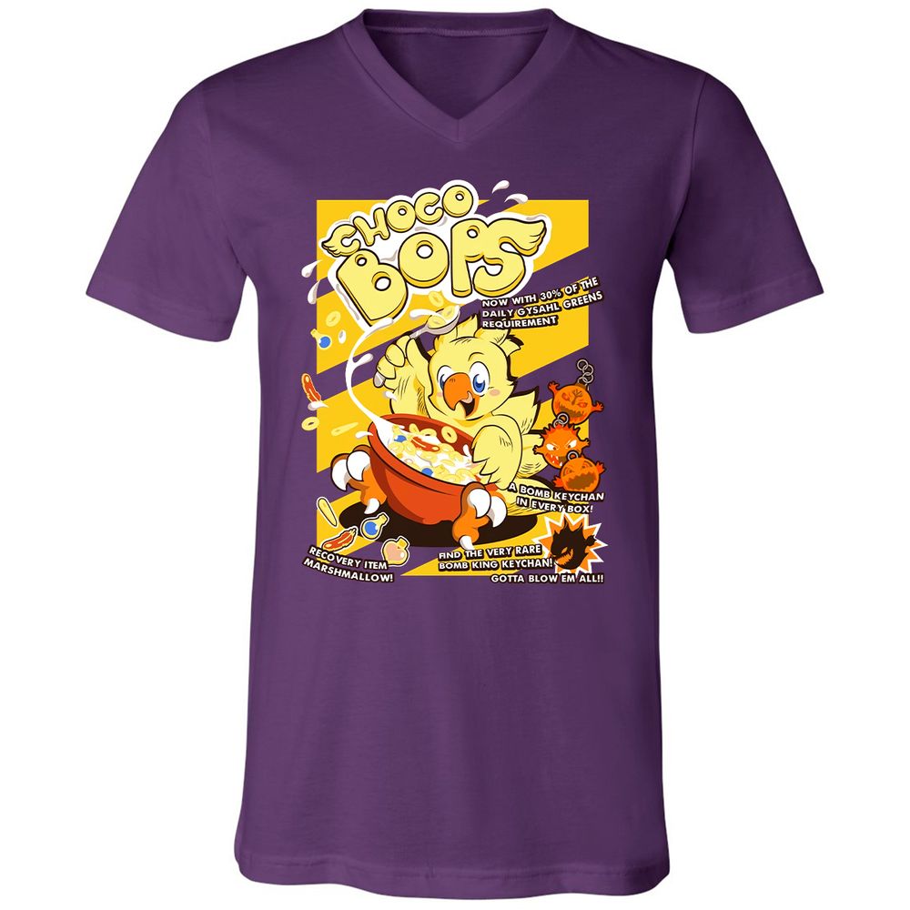 Unisex V-Neck T-Shirt - T949KV4V - Team Purple - 9