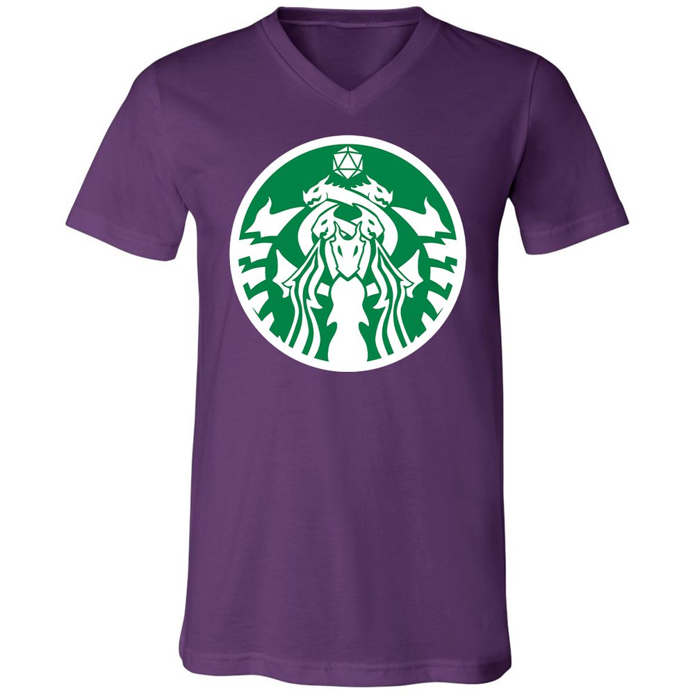 Unisex V-Neck T-Shirt - XXEC85R8 - Team Purple - 9