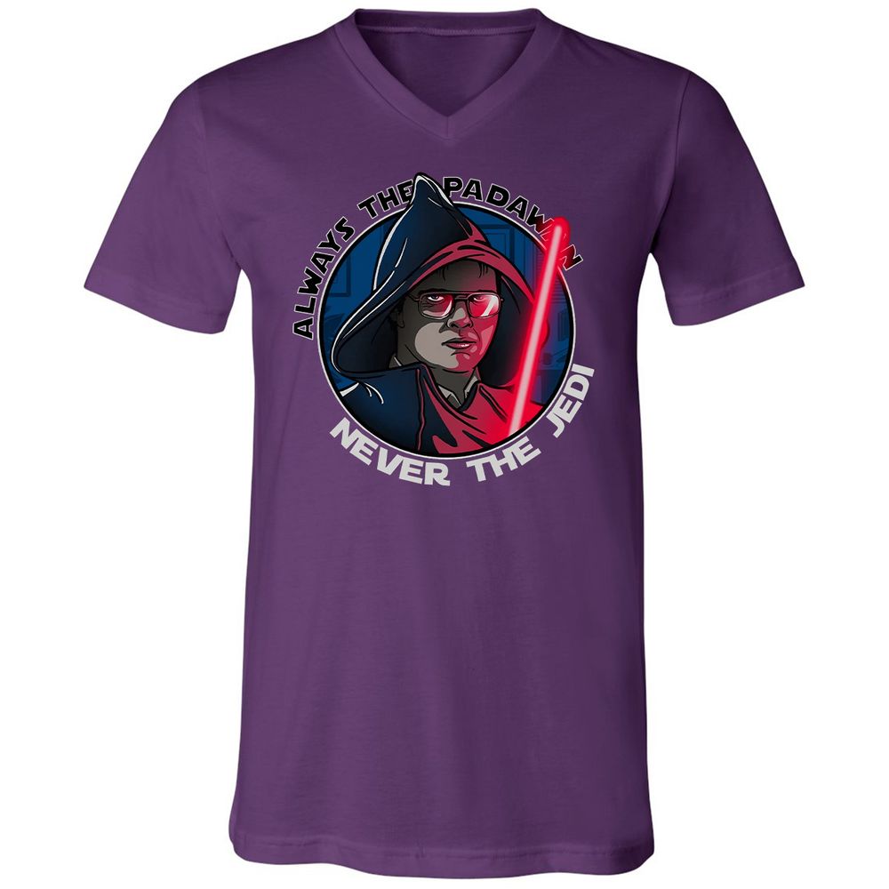 Unisex V-Neck T-Shirt - C5FKZ32J - Team Purple - 9