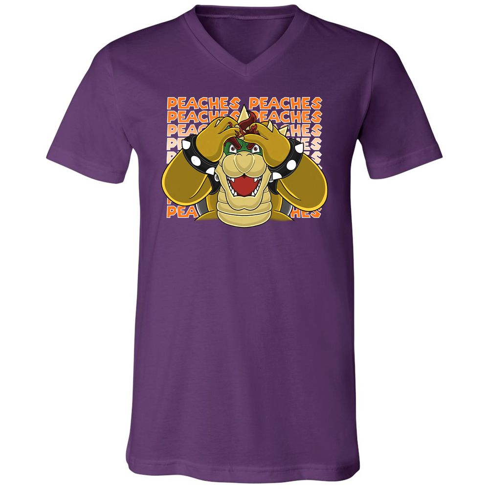 Unisex V-Neck T-Shirt - 192EKZG8 - Team Purple - 9