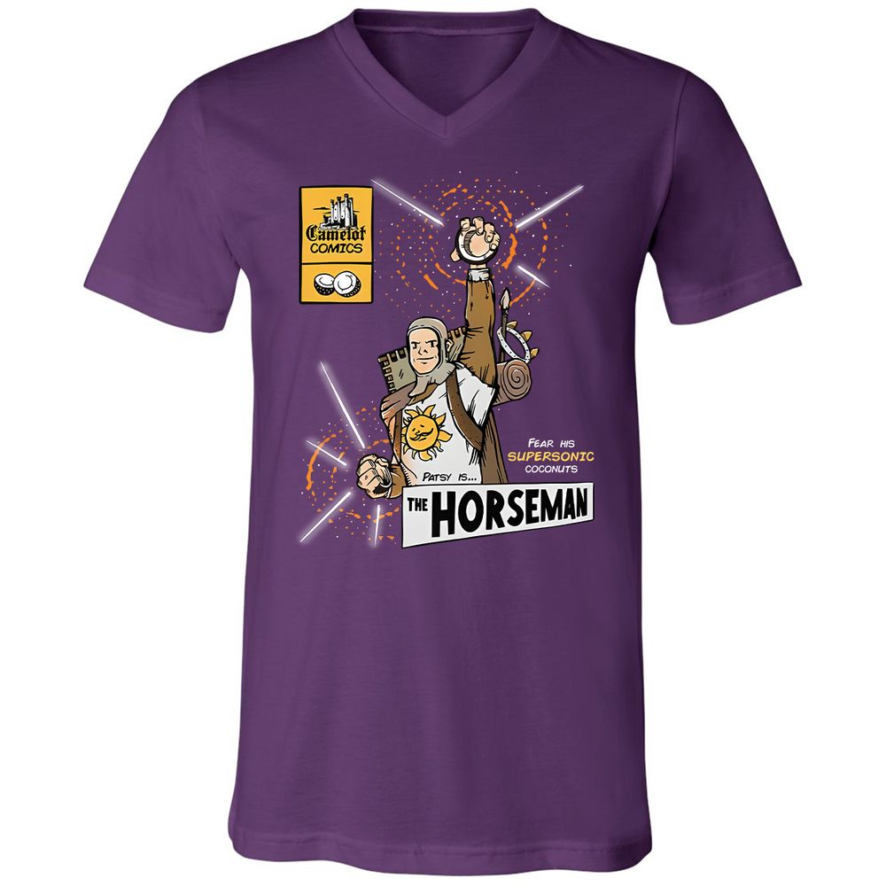 Unisex V-Neck T-Shirt - RZKMY2K8 - Team Purple - 9