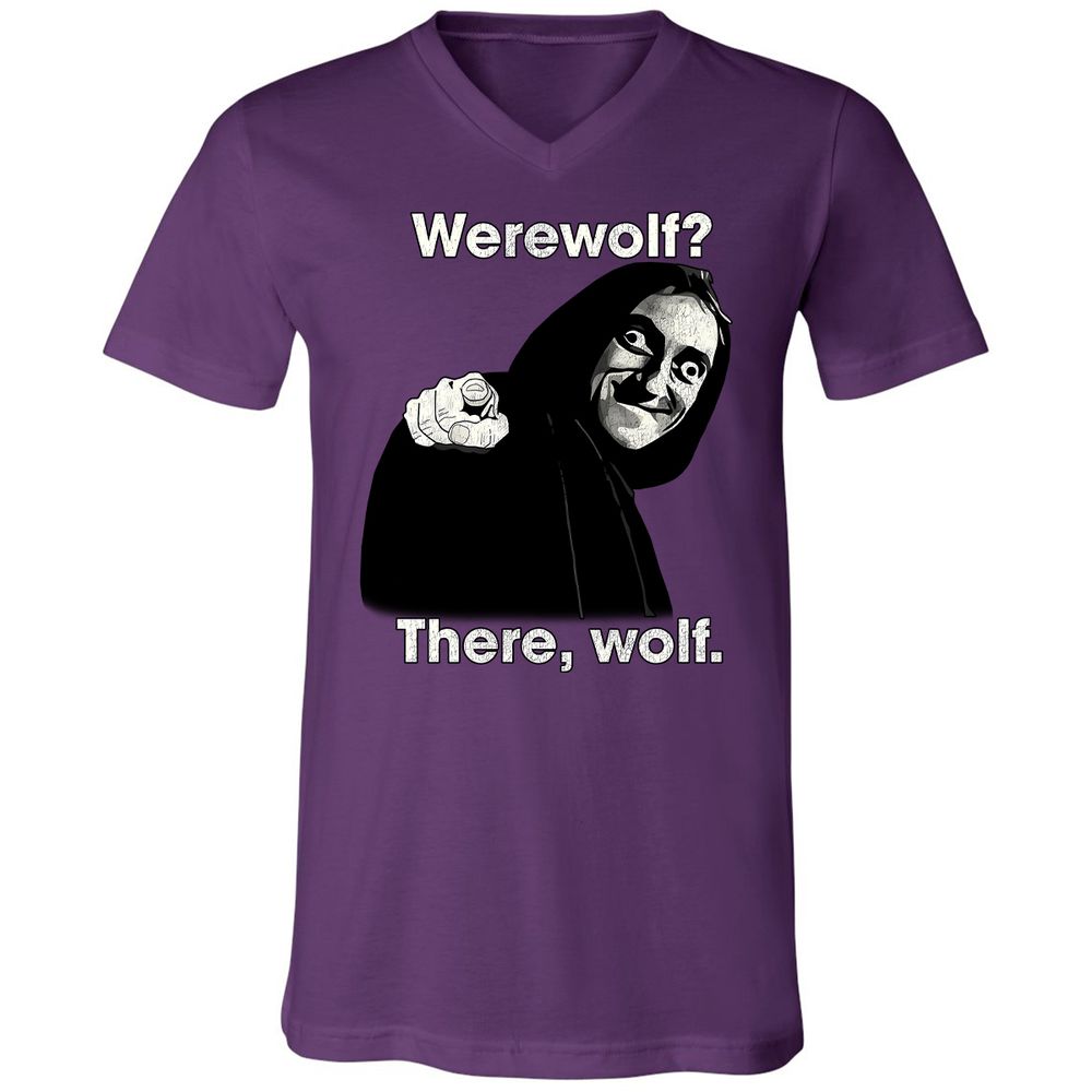 Unisex V-Neck T-Shirt - XG3TZREL - Team Purple - 9