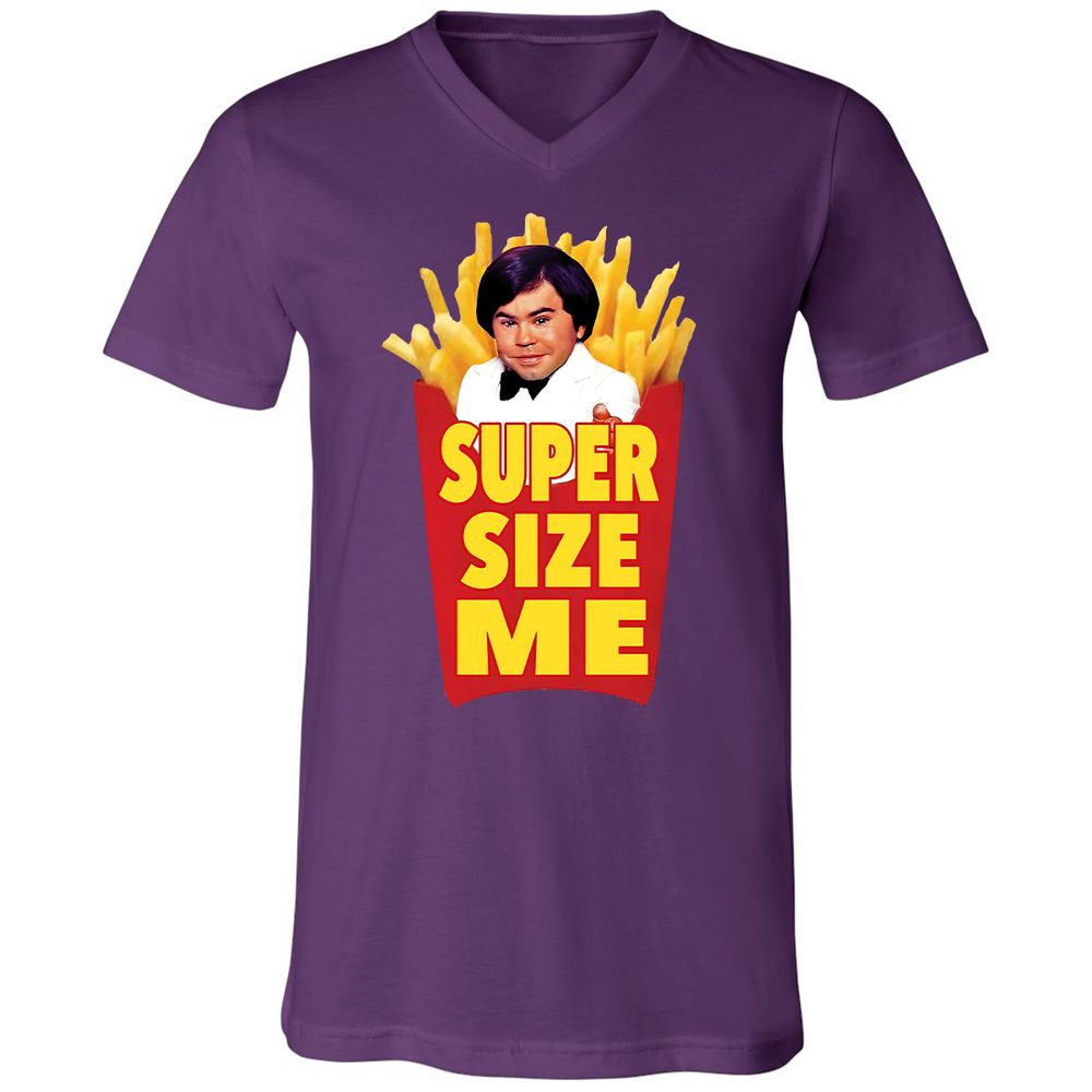 Unisex V-Neck T-Shirt - GB1YZVCN - Team Purple - 9