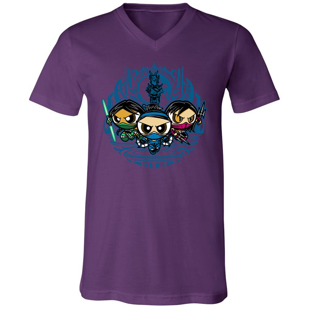 Unisex V-Neck T-Shirt - 1RF4BJFW - Team Purple - 9
