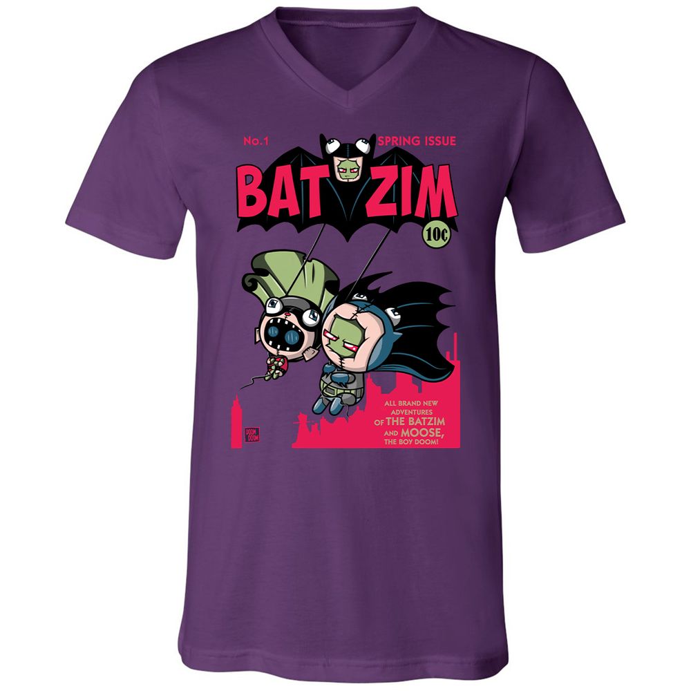 Unisex V-Neck T-Shirt - 1W3BT54W - Team Purple - 9