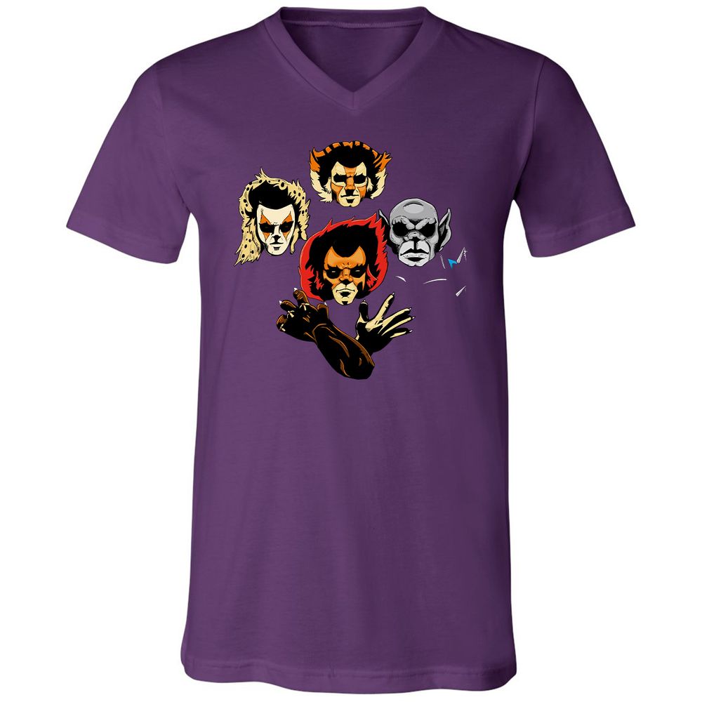 Unisex V-Neck T-Shirt - 4PLA6T9G - Team Purple - 9