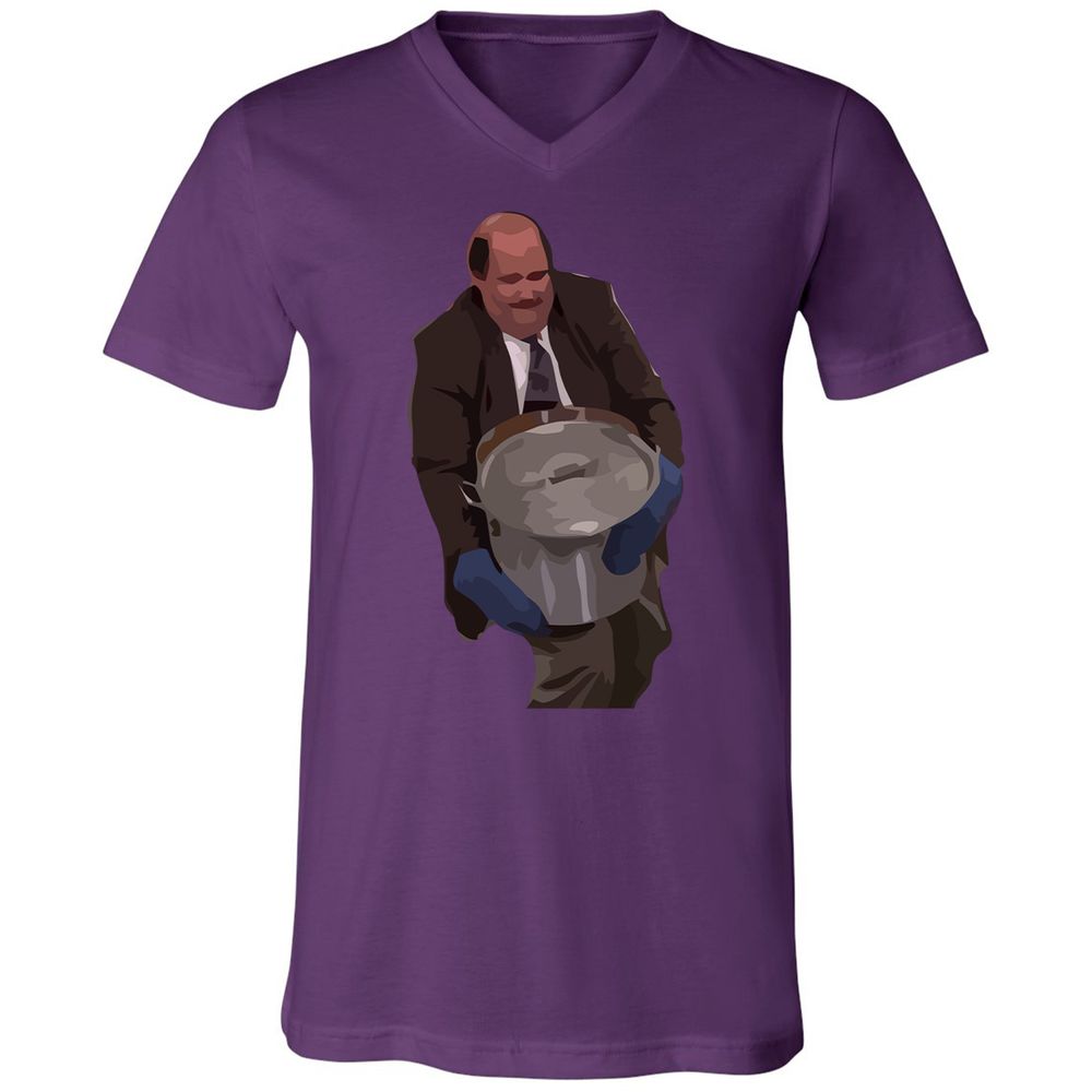 Unisex V-Neck T-Shirt - DMTYG66T - Team Purple - 9