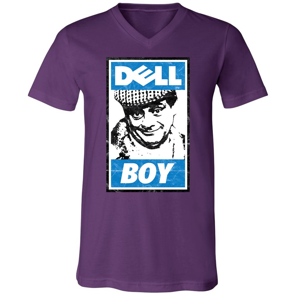 Unisex V-Neck T-Shirt - R5UTZANJ - Team Purple - 9