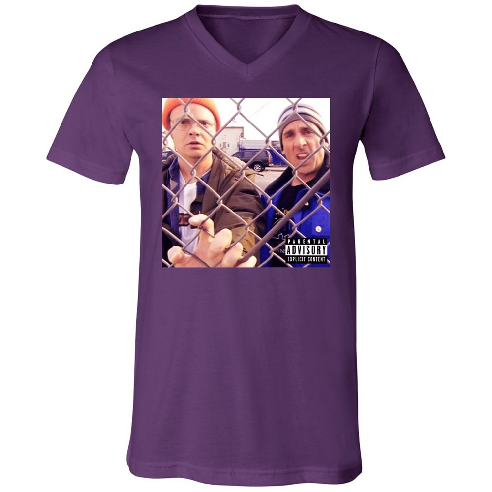 Unisex V-Neck T-Shirt - VU6J4PCP - Team Purple - 9