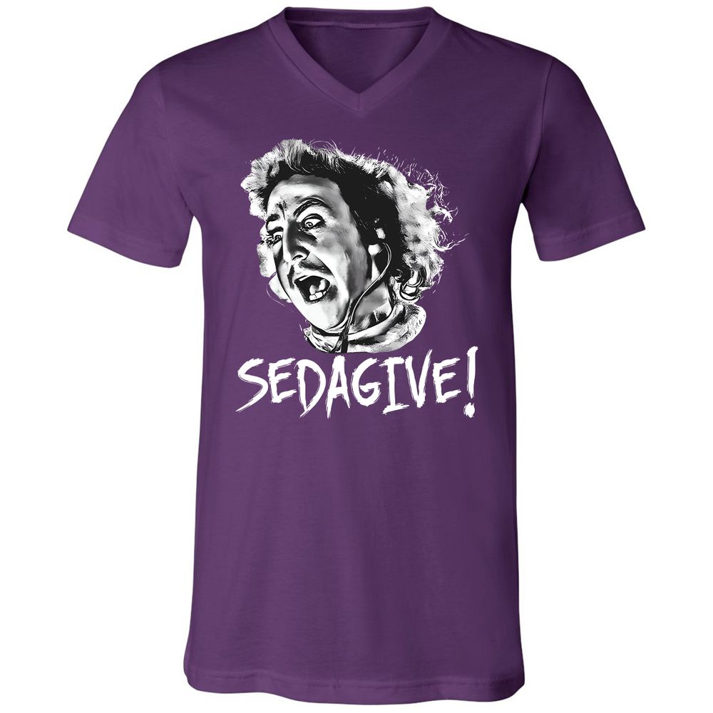 Unisex V-Neck T-Shirt - LF2UNZRP - Team Purple - 9