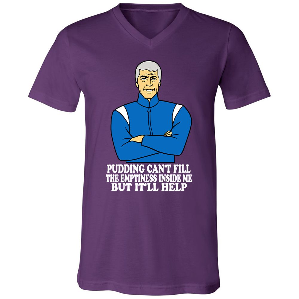 Unisex V-Neck T-Shirt - VR7EXQRH - Team Purple - 9