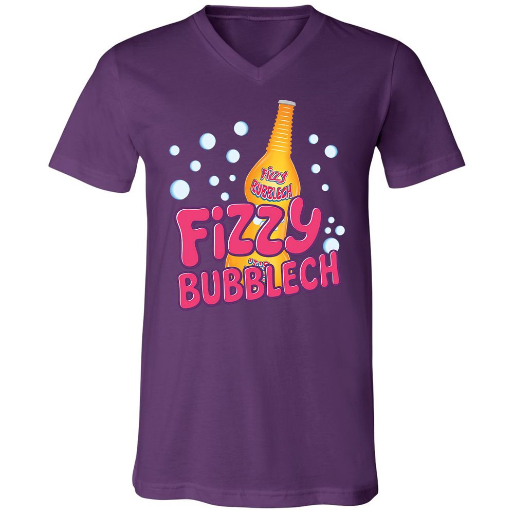 Unisex V-Neck T-Shirt - 111HERWY - Team Purple - 9