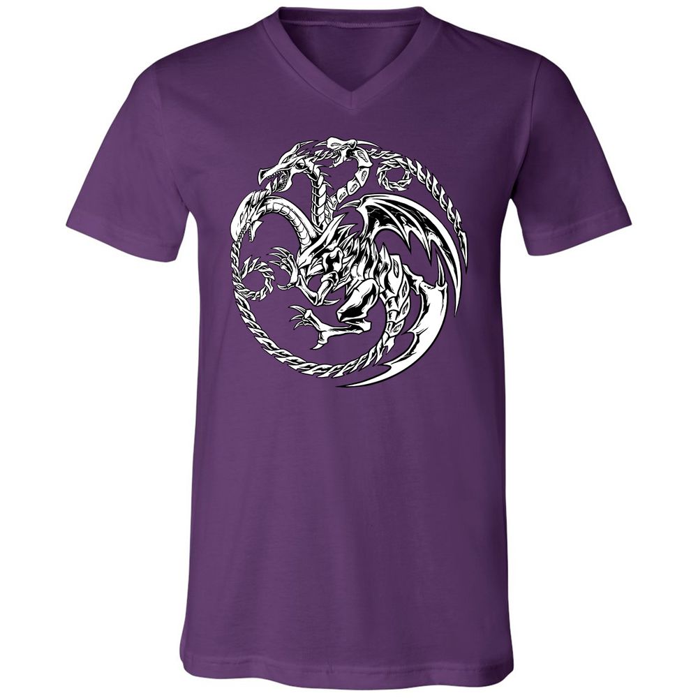 Unisex V-Neck T-Shirt - M55WX51L - Team Purple - 9