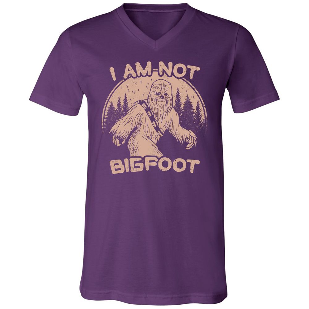 Unisex V-Neck T-Shirt - CEV91QL7 - Team Purple - 9