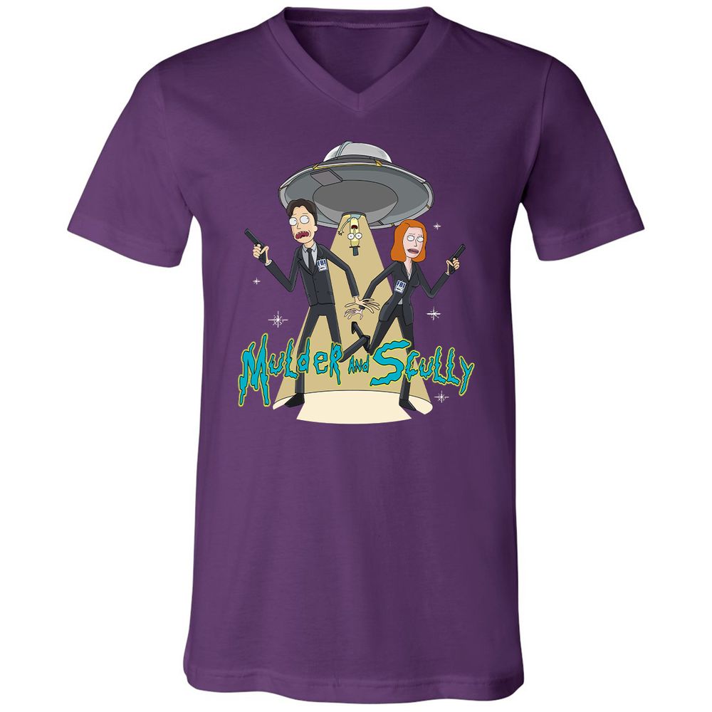 Unisex V-Neck T-Shirt - UBGAG5X2 - Team Purple - 9