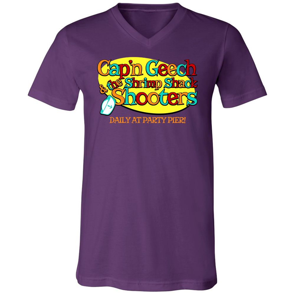 Unisex V-Neck T-Shirt - UYNWFEAZ - Team Purple - 9