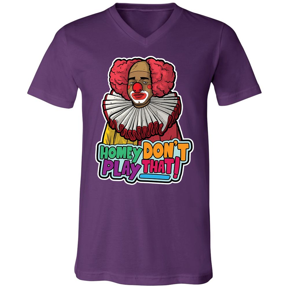Unisex V-Neck T-Shirt - VPRTVMH9 - Team Purple - 9