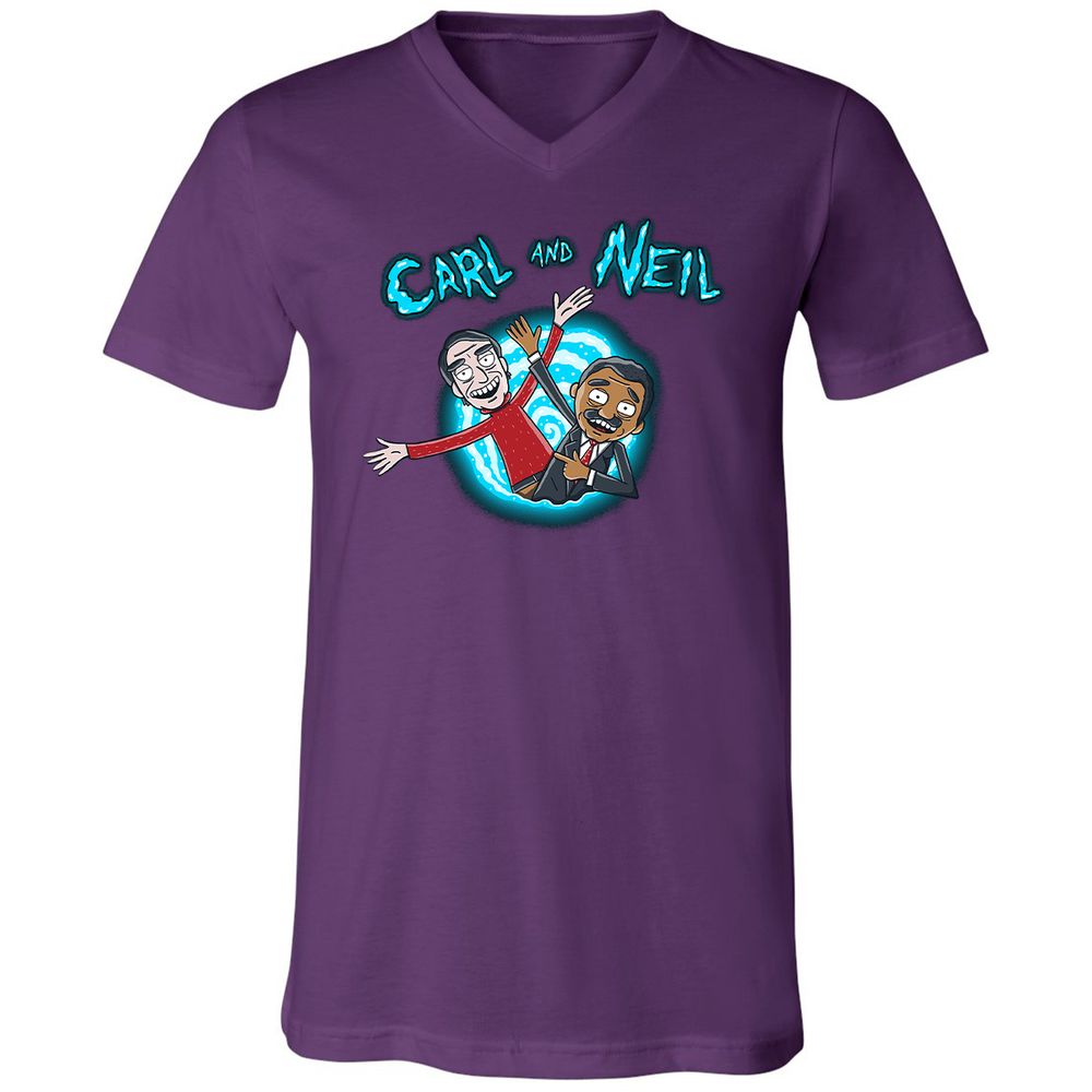 Unisex V-Neck T-Shirt - 6GF2NGBS - Team Purple - 9