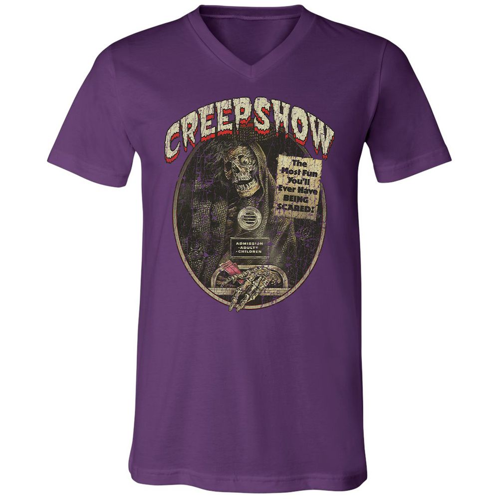 Unisex V-Neck T-Shirt - TSXL8QN3 - Team Purple - 9