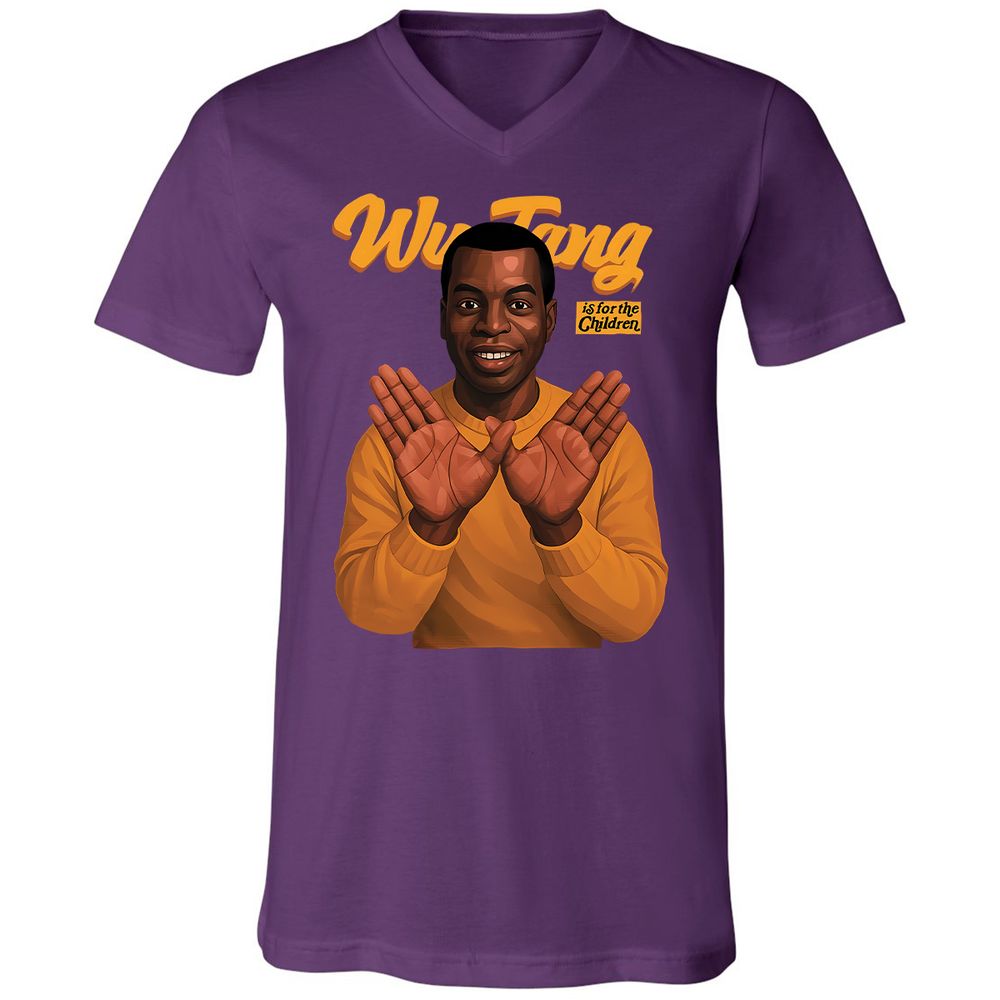Unisex V-Neck T-Shirt - 67QQ5VEH - Team Purple - 9