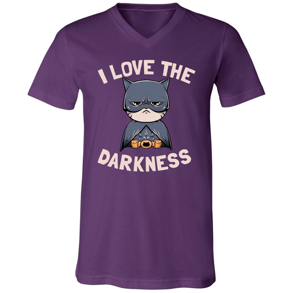 Unisex V-Neck T-Shirt - 715AAY6N - Team Purple - 9