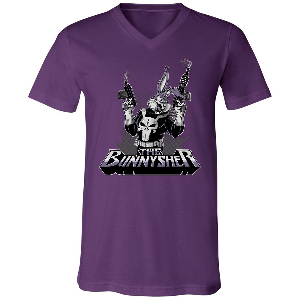 Unisex V-Neck T-Shirt - 941F5U3S - Team Purple - 9