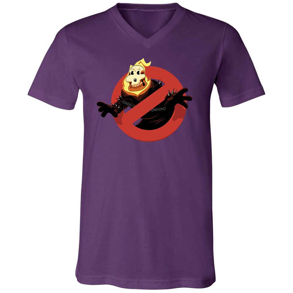 Unisex V-Neck T-Shirt - NDVUBBAZ - Team Purple - 9